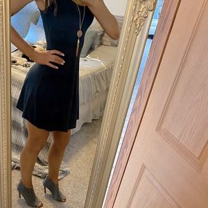 SOLD Black Skater Dress